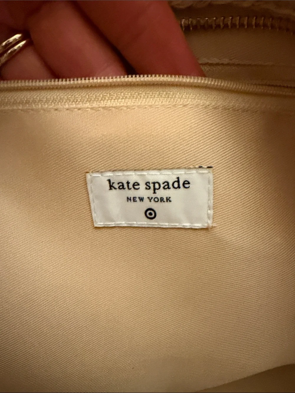 Kate Spade x Target Raffia Bow Tote Natural Black Limited Edition